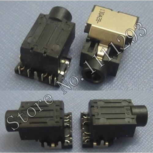 10pcs/lot Earphone Audio Jack Connector for Toshiba Satellite L75D L75D-A7280 Qosmio X75-A7295 etc Headphone Micphone port