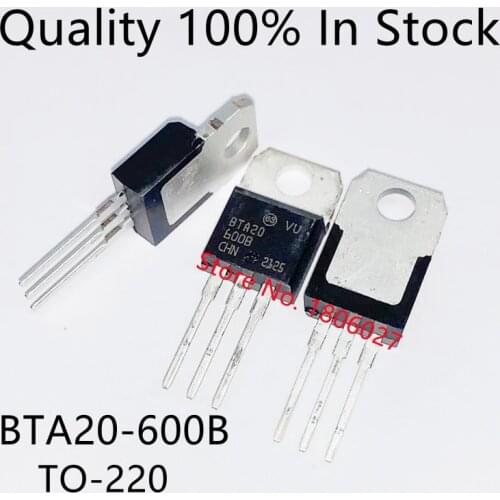 10pcs/lot BTA20-600B TO-220 Triac