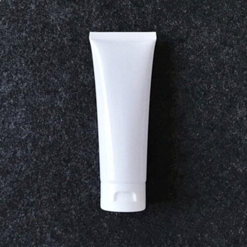 100ml White Plastic Soft Bottle Cosmetic Hand Facial Cream Empty Squeeze Tube Shampoo Lotion Refillable Bottles
