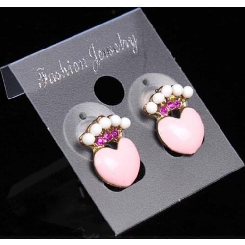 100Pcs/Set Earring Holders Portable Ear Studs Holders Jewelry Display Holder Rack Stand Showcase Earring Tags Jewelry Organizer