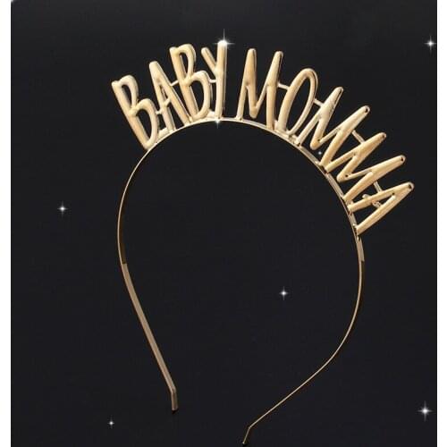 12 Pcs Gold Alloy Mom To Be Tiara Crown Headband for Boy Girl Gender Reveal Party Announcement Christmas