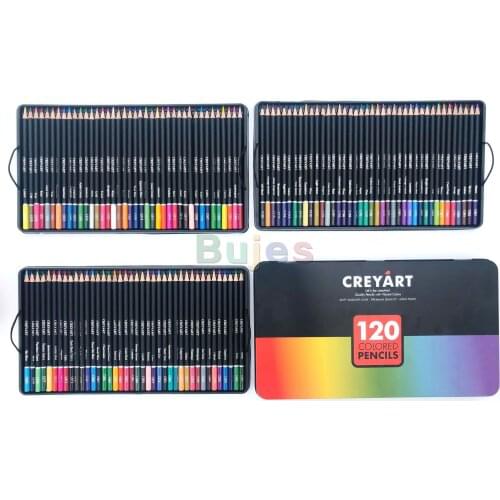 120 180 Colors Wood Oil Colored Pencils Profesional Set Artist Painting for Drawing Sketch School Art Supplie, Fine Art Pencils