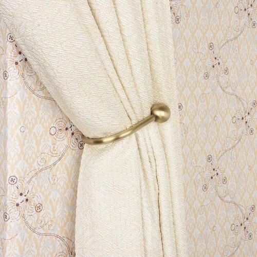 2pcs/set Curtain Tieback Holder Hooks Tie Backs Bedroom Living Room Curtain Decoration Accessories Holdback Metal Curtain Hook