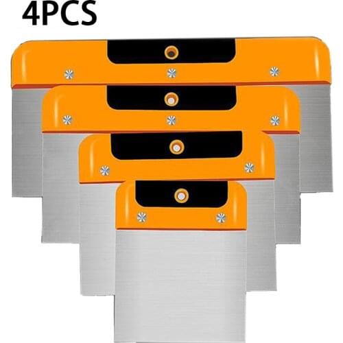 4PCS 4/6/8/10 Inch Stainless Steel Putty Knife Paint Tool Gypsum Shovel Filling Spatula Wallpaper Putty Wall Decoration