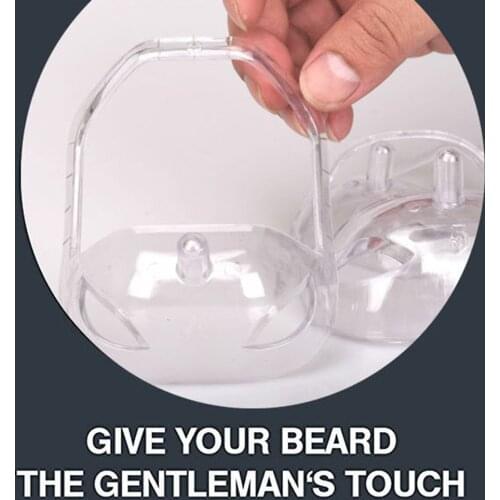 5pcs Beard Shaper Beard Shaping Tool Beard Stencil Beard Comb Beard Shaping Kit Lightweight Beard Shaping Tool