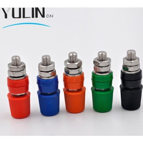 8mm 80A binding post terminal connector binding post for inverter Power supply output with 4mm banana socket