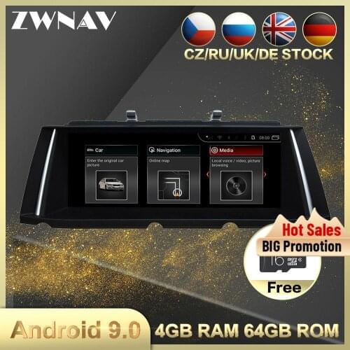 4G+64G Android 9.0 Car multimedia Player GPS Navi For BMW 7er F01 F02 F03 F04 2008-2012 car auto radio stereo head unit free map