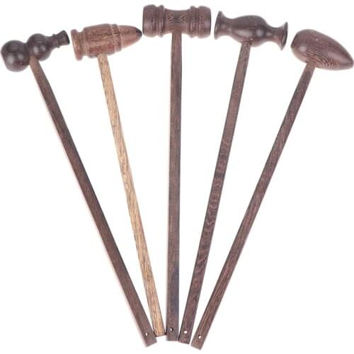 1Pcs Wooden Massage Hammer Fitness Stress Relax Massager Stick Body Fitness Hammer For Body Health