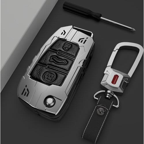 For Audi A3 A4 A4L B5 B6 B7 B8 B9 A5 A6 A6L C5 C6 Q3 Q5 Q7 S5 S7 RS3 TT Hight quality zinc alloy Car Key Case Cover