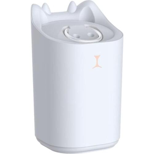 Double Spray Humidifier Desktop Humidifier 3000ML Large Capacity USB Portable Air Humidifier Diffuser for Home ,White