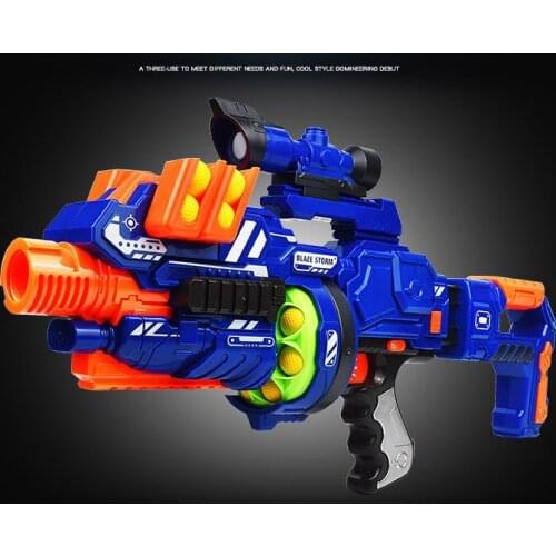Electric Firearm Toy Guns For Boys With Soft Bullet Machine Submachine Gun Sniper Child Electric Toy Gun for kids Birthday Gift
