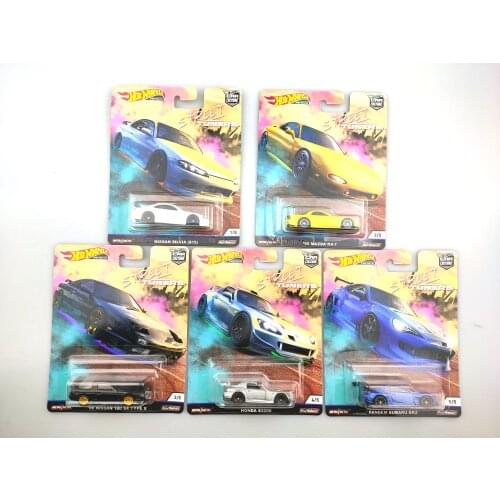 Hot Wheels Car 1:64 Car Culture Street Tuners PANDEM SUBARU BRZ NISSAN Collector Edition Real Riders Metal Diecast Model Car