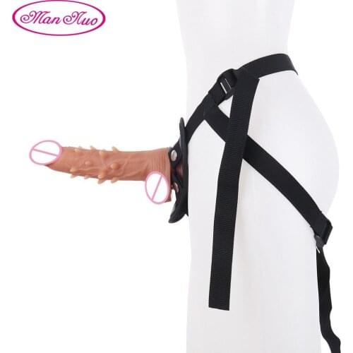 Man Nuo Dildo Strap On Adjustable Anal Toy Realistic Big Penis 18+ Sex Toys for Woman Lesbian Vagina Erotic Strapon New