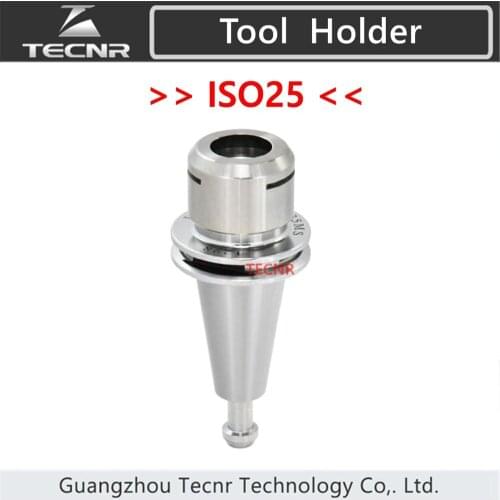 ISO25 ER11 ER16 ER20 SK10 45L 35L 60L Tool Holder CNC Collet Chuck Stainless Steel With Pull Stud Milling Lathe