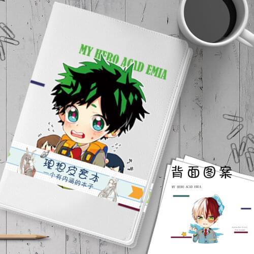 Anime Arknights Creative Theme Notebook Amiya Waist Cover Leather Case Book Tian Guan Ci Fu My Hero Academia