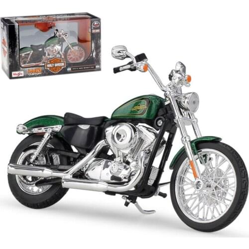 Model Cars Alloy Motorcycle Maisto 1:12 Simulation Metal Toy Car Kids Toys Gifts Collection Halle 2013 XL 1200V SEVENTY-TWO