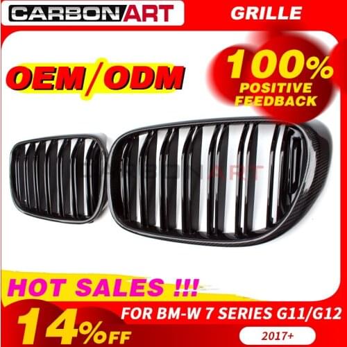 Front kidney grille for bm-w New 7 Series G11 G12 730 740 750 2016 2018 2019 Front Bumper Grill Car Styling