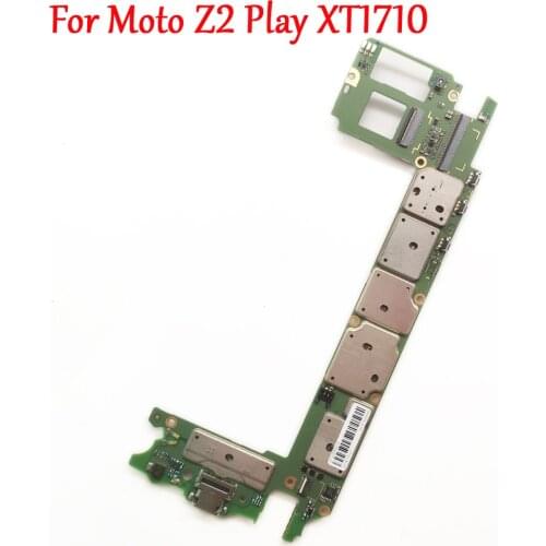 Tested Full Work Original Unlock Motherboard For Motorola Moto Z2 Play XT1710 XT1710-08 03 Logic Circuit Electronic Panel