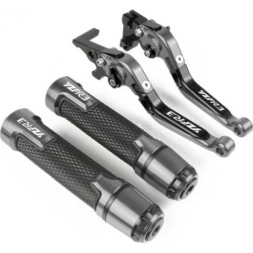 Motorcycle Brake Clutch Lever Handlebar Grips For YAMAHA YZF-R3 YZFR3 Tracer 2018 2019