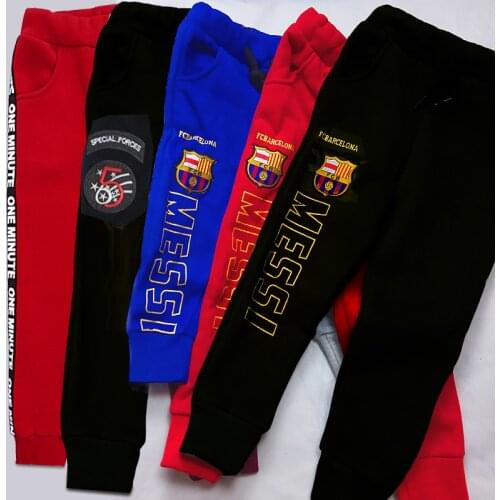 2-14year Childrens trousers kids warm fleece pants Boys or girls Sweater Trousers casual Trousers boy winter jogging