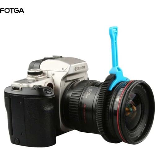 FOTGA DSLR Zoom Follow Focus handle Lever flexible gear belt ring 46mm to 110mm