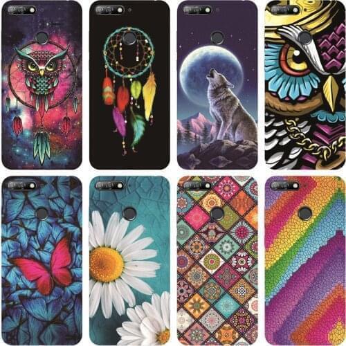 Silicon case For Huawei Honor 7C 5.7 Inch Case Cover Soft TPU Cute Cover Back Protective Phone Case For Huawei honor 7c Aum-L41