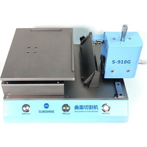 SUNSHINE S-918G Edge Cutting Machine Precision Flat Curve LCD Screen Cutter for iPhone Huawei Samsung Touch Screen Repair Machin