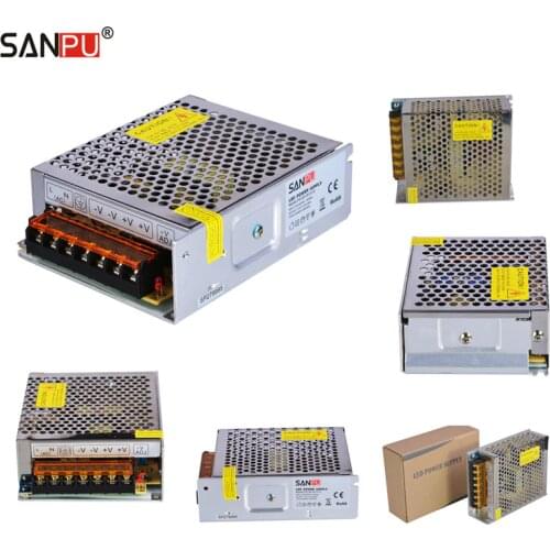 SANPU LED Drivers 12V 220V AC to DC Lighting Transformers 120W 10Amp Switching Power Supplies Full Container Load Wholesale
