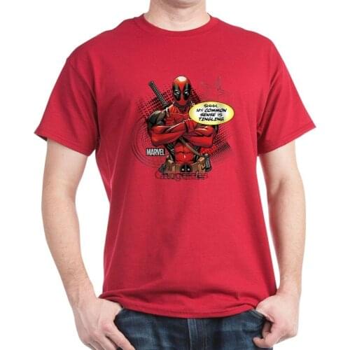 Deadpool My Common Sense Dark T Shirt 100% Cotton T-Shirt