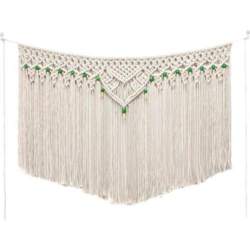 Hand Woven Tapestry Nordic Style Background Wall Decoration Moroccan Bohemian B & B Bedroom Bedside Pendant