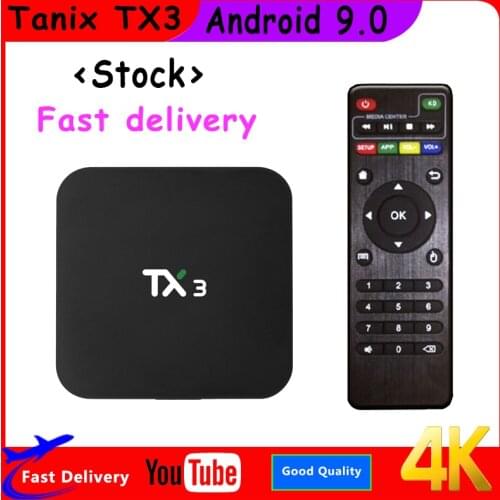【Free Shipping】Tanix TX3 Amlogic S905X3 Android Smart Mini TV Box 4K Media Player 4GB 64GB HDR Youtube Google