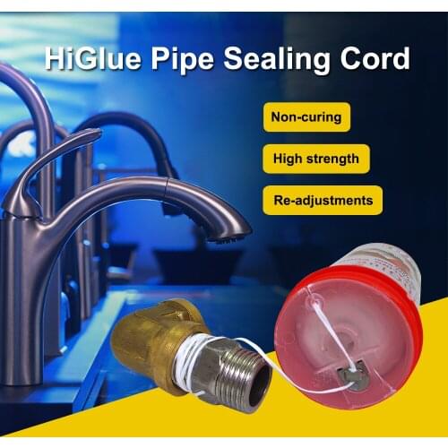 HiGlue Pipe Thread Sealing Cord String Line Length 150m For Sale