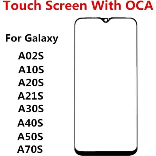 A30S Outer Screen For Samsung Galaxy A30S Touchscreen Front Panel LCD Display Out Glass Cover Lens Phone Repair Replace Parts