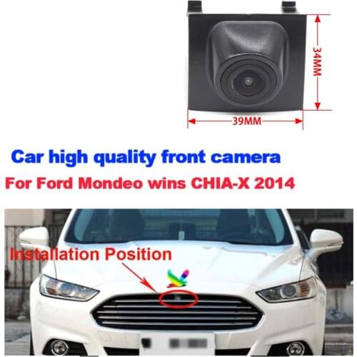 High Quality Car Front View Parking Special Camera For Ford Mondeo wins CHIA-X 2014 Waterproof Night Vision CCD full HD