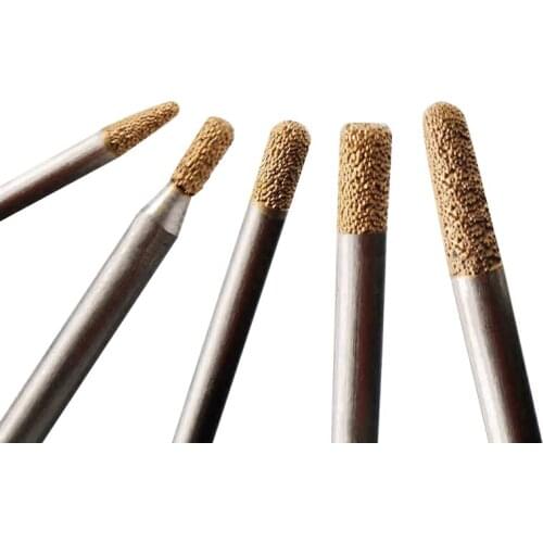 1pc 8*4*20mm cnc router diamond stone carving tool stone engraving machine cutter stone cutting bits