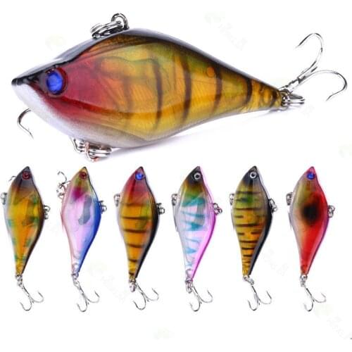 1pcs Fishing Wobbler Hard Platic VIB Fishing Lure 6cm 13g Isca Artificial Crankbait Fish Deep Water Swimbait Fishing Accessories