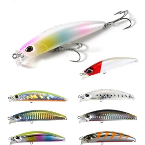 1Pcs Fishing Lures 10g 8cm Floating Bionic Minnow Wobblers Hard Plastic Bait with Strengthen Hooks Carp Sea Bass Fishing Tackle