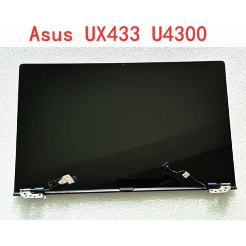 1920*1080 14INCH LED/LCD Display screen Full Assembly For Asus ZenBook 14 UX433 U4300 UX433F UX433FN The upper part of blue