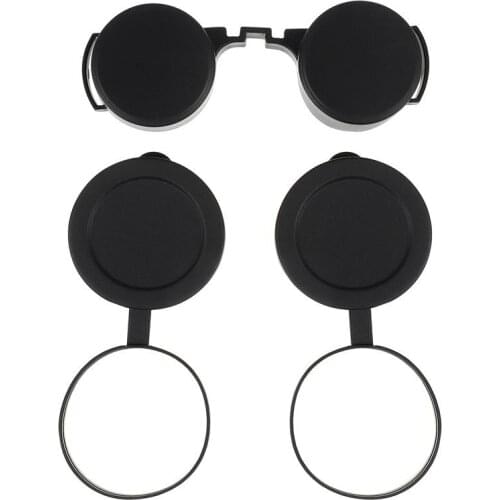 3 PCS Objective Lens Cap Replacement Rubber Binoculars Monocular Protective Cap