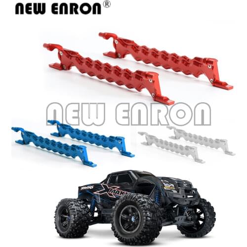 RC 2Pcs 1:5 Aluminum Battery Holder Down Part 7719 For RC CAR Crawler Part 1/5 Traxxas XMaxx Monster Truck 6S 8S 77076-4 77086-4