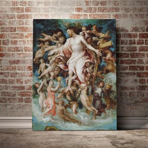 Angels Collecting Blood Lorenzo Lotto Canvas Poster Painting Wall Art Decor Living Room Bedroom Study Home Decoration Prints