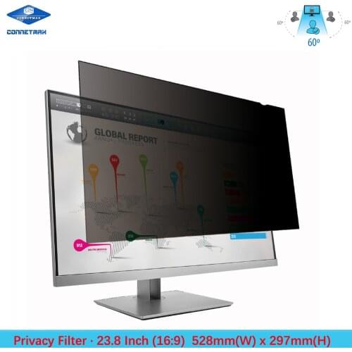 23.8" inch (Diagonally Measured) Anti-Glare Privacy Filter for Widescreen (16:9) Computer LCD Monitors