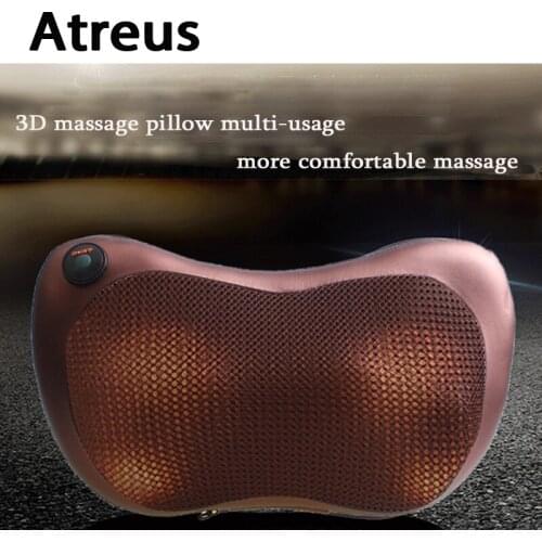 Atreus Car Styling 1pcs Protect Neck 4/8 balls Massage Pillows For Chevrolet Cruze Aveo Captiva Lacetti TRAX Sail Epica Cadillac
