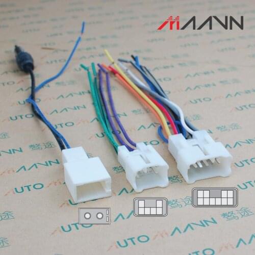 Car Stereo CD DVD Wiring Harness For TOYOTA with Antenna Adapter Cable Aftermark