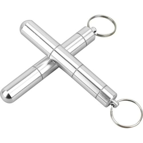 Aluminum Alloy Cigarette Case Portable Smoking Cigarette Boxes Storage Case Multi-functional Waterproof Outdoor Medicine Bottle