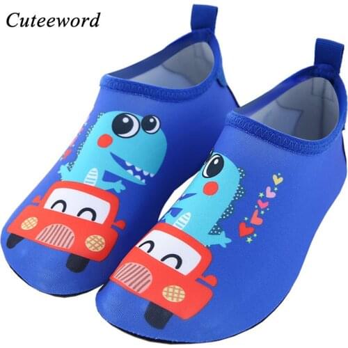 Kids Beach Shoes Girls Boys Snorkeling Swimming Shoes Non-slip Soft Bottom Summer Children Shoes Quick-drying Diving Yoga Socks