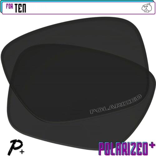 EZReplace Polarized Replacement Lenses for - Oakley Ten Sunglasses - Black P Plus