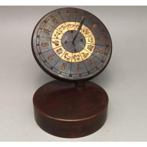 China brass archaize sundials crafts statue