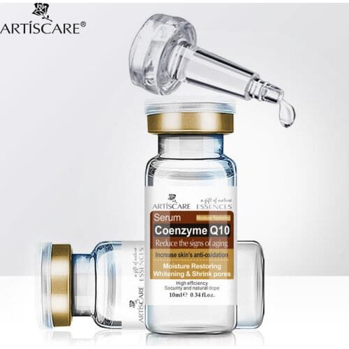 ARTISCARE Coenzyme Q10 Skin Care Serum 2pcsWhitening Minimize Shrink Pores Reduce The Signs Of Aging Face Care Face Cream