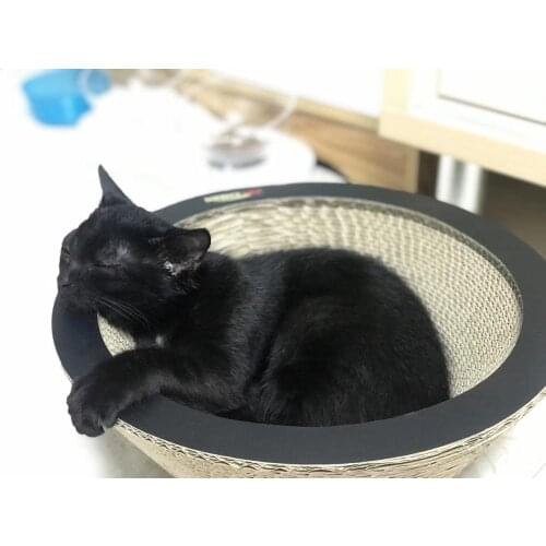 Round Bowl-Cat Scratcher Fat Cat Bed Round 40cm diameter Cardboard Paper High Quality Cat Toy Scratching Pad
